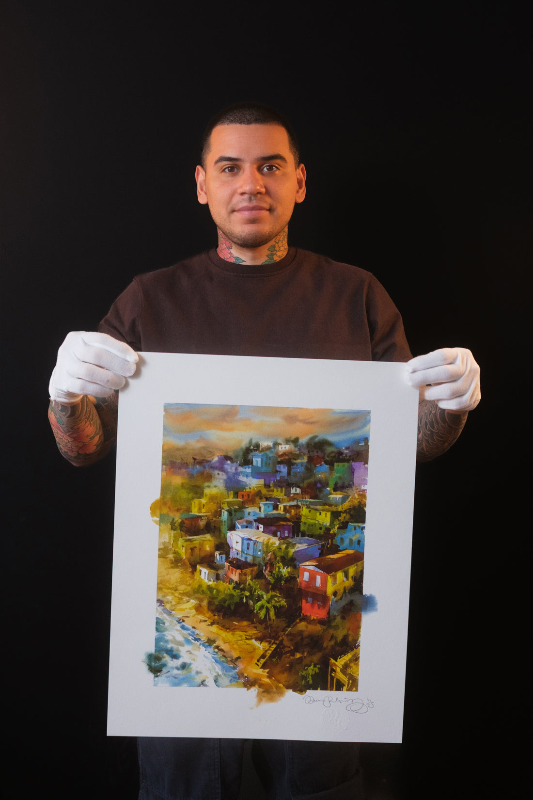 PUERTO RICO - LA PERLA, SAN JUAN - WATERCOLOR PRINT (LIMITED EDITION)