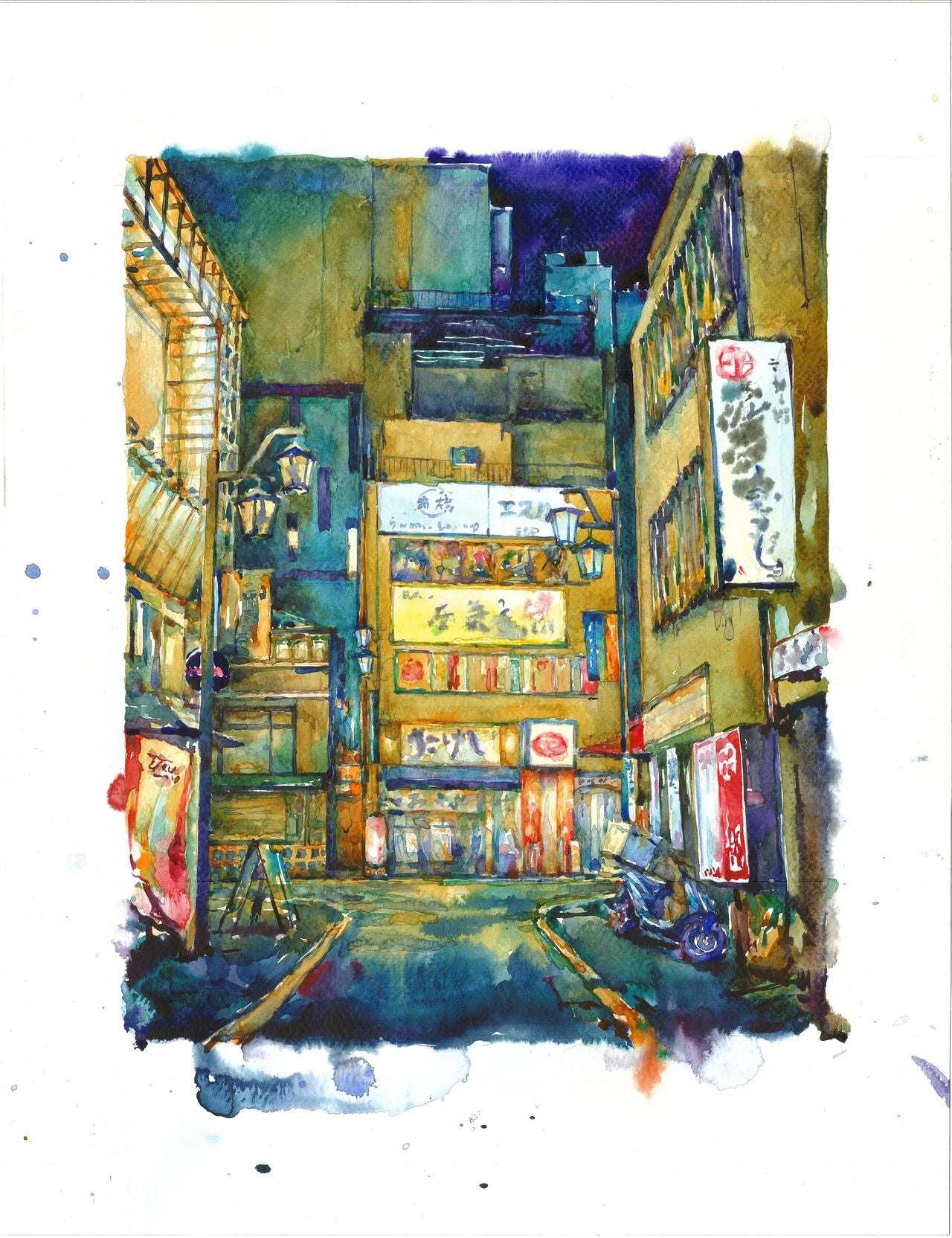JAPAN - WATERCOLOR PRINT - ODENYA TAKESHI (LIMITED EDITION) – Keep