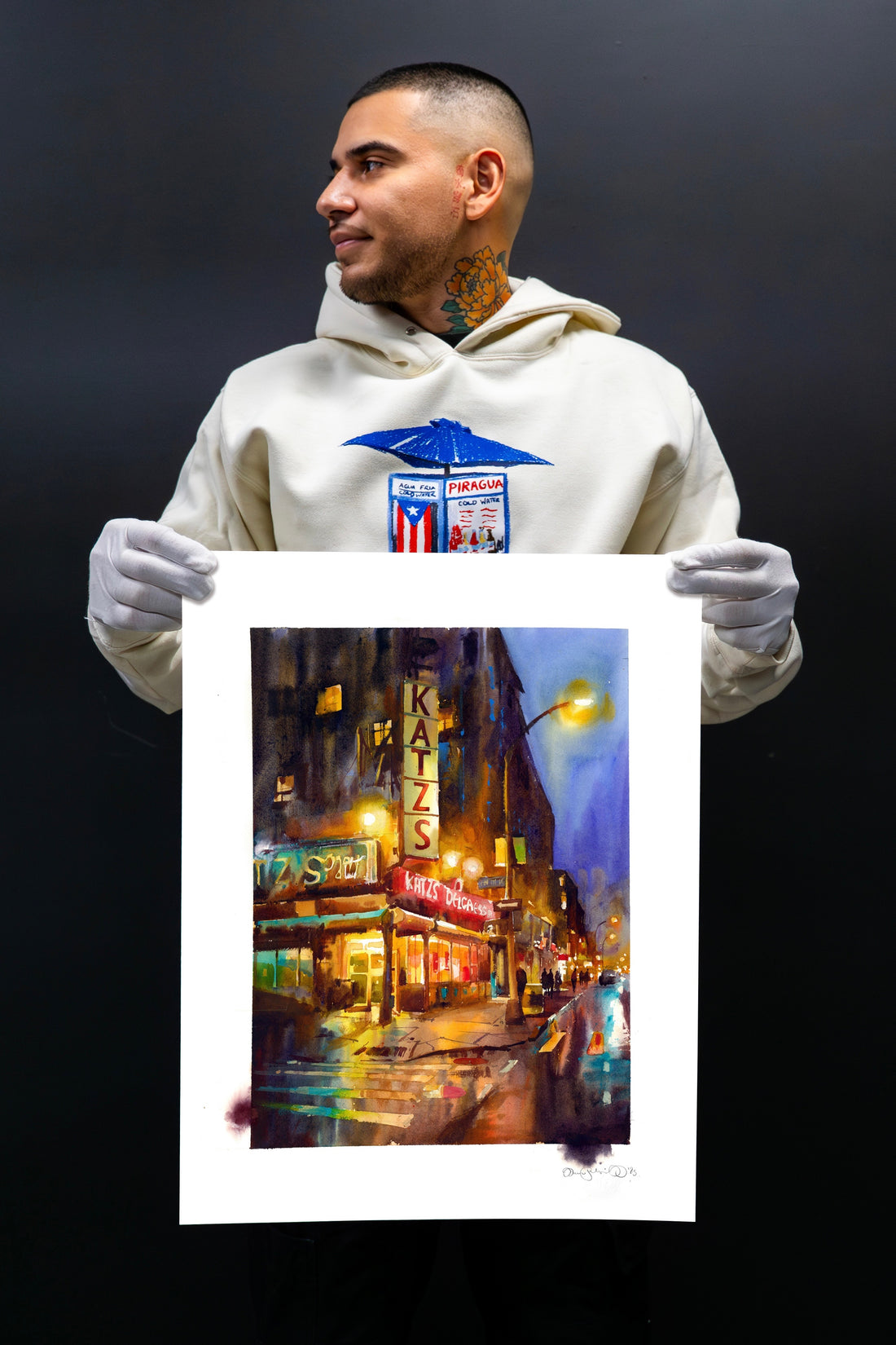 NEW YORK CITY - KATZ'S DELI - WATERCOLOR PRINT (LIMITED EDITION)