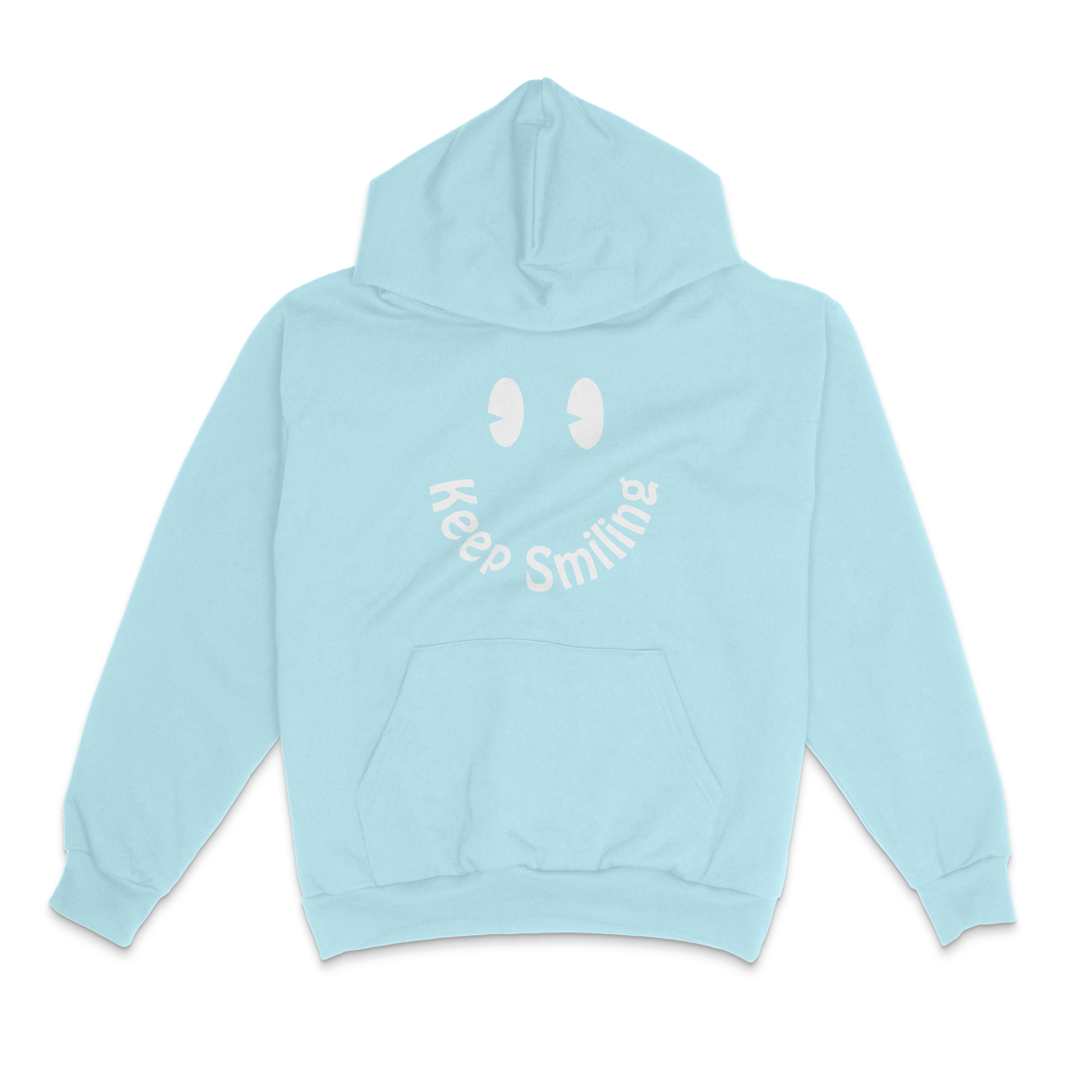 Keep Smiling 3D Puff Hoodie (Pastels)