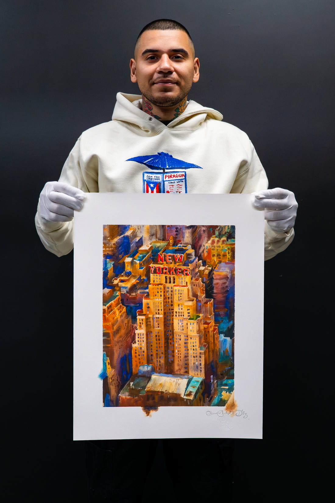 NEW YORK CITY - NEW YORKER - WATERCOLOR PRINT (LIMITED EDITION)