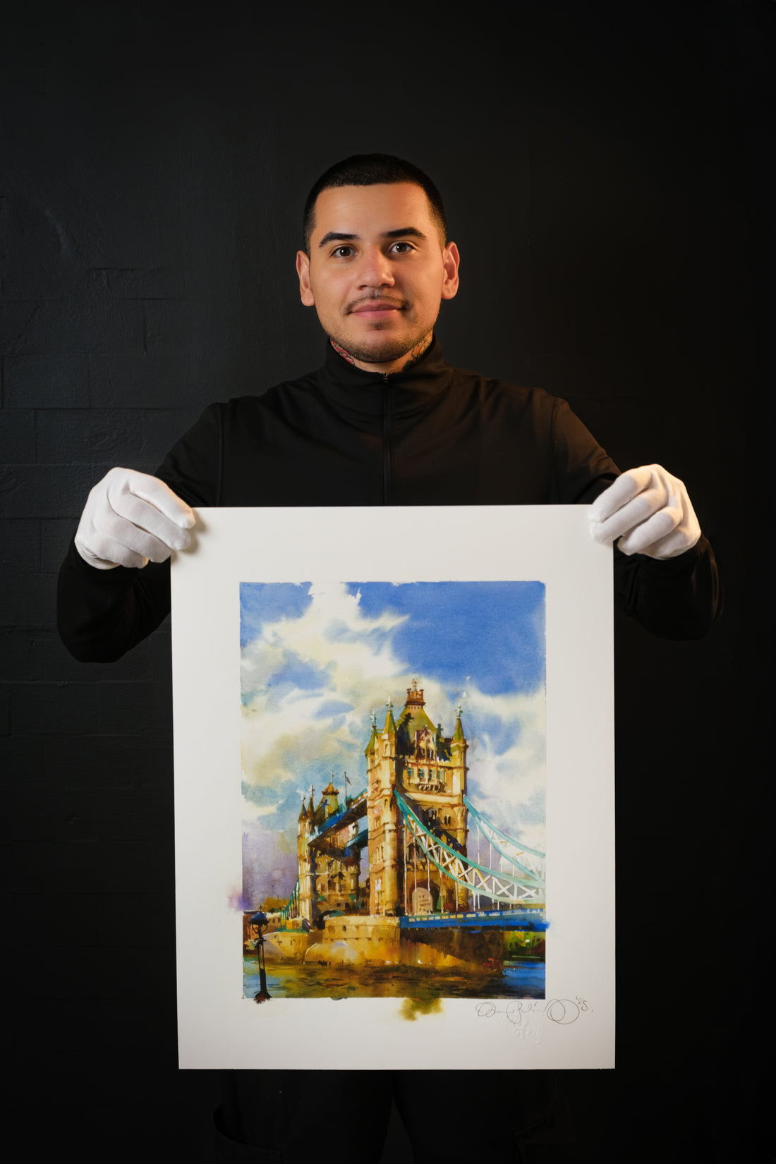 LONDON - TOWER BRIDGE - WATERCOLOR PRINT (LIMITED EDITION)